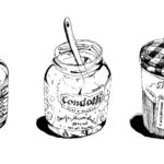 three jam jars